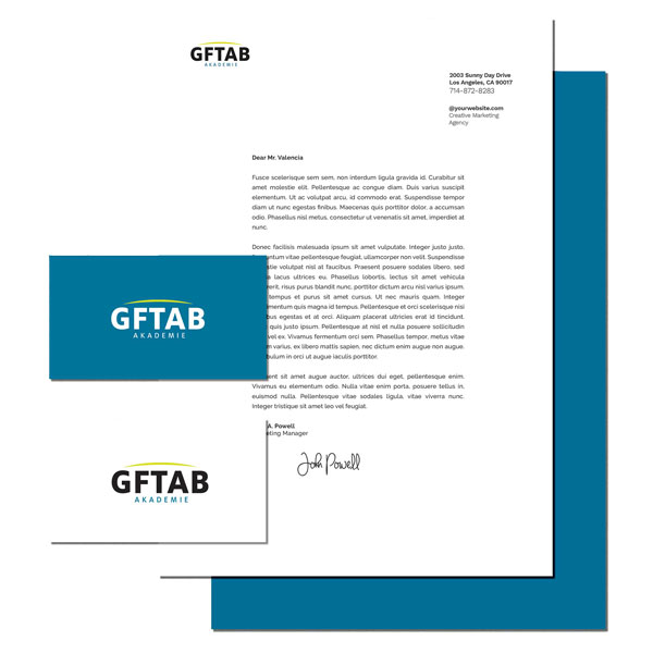 GFTAB - Logo Entwicklung und Geschäftsausstattung